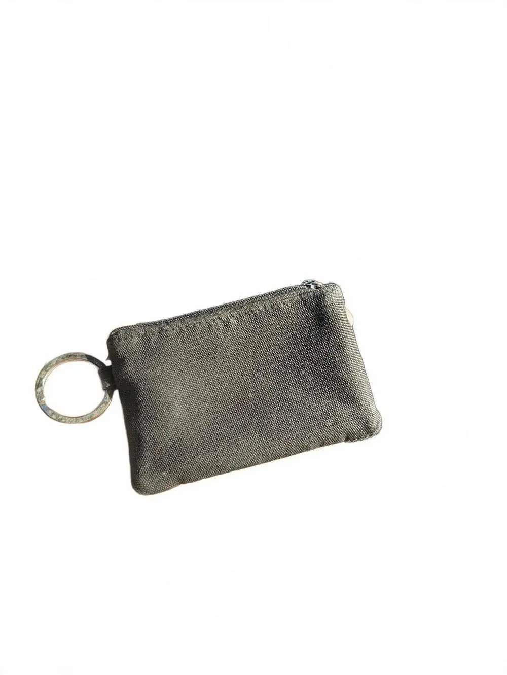 Vera Bradley Black Floral Zip Pouch Wallet with Key Ring